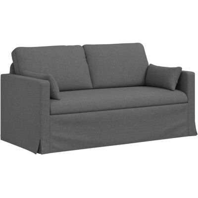 vidaXL Sofa Dunkelgrau 158 x 78 x 80 cm Stoff 42024363 vidaXL Sofa Dunkelgrau 158 x 78 x 80 cm Stoff 42024363