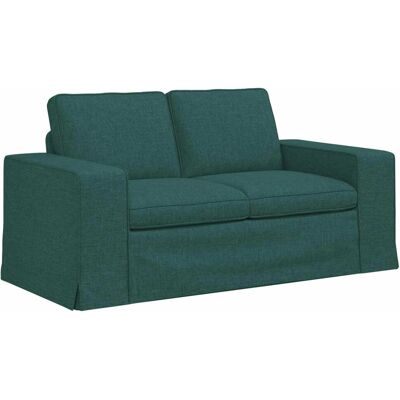vidaXL Sofa Dunkelgrün 162 x 80 x 82 cm Stoff 42024386 vidaXL Sofa Dunkelgrün 162 x 80 x 82 cm Stoff 42024386