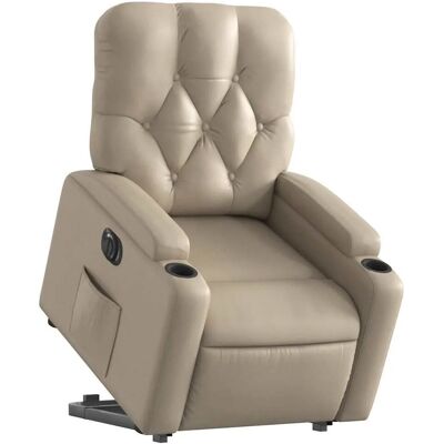 vidaXL Relaxsessel mit Aufstehhilfe - Braun Kunstleder vidaXL Relaxsessel mit Aufstehhilfe - Braun Kunstleder