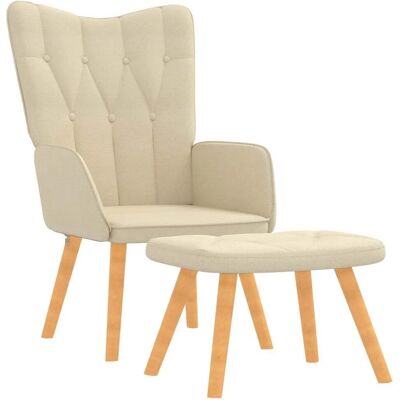 vidaXL Relaxsessel mit Hocker - Moderner Komfortsessel vidaXL Relaxsessel mit Hocker - Moderner Komfortsessel