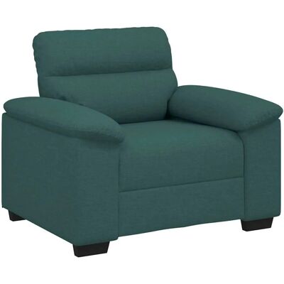 vidaXL Sessel Dunkelgrün 100x81x84 cm Stoff 4105292 vidaXL Sessel Dunkelgrün 100x81x84 cm Stoff 4105292