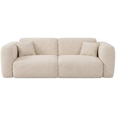 Vente-unique Schlafsofa Pogni Beige 240 cm Vente-unique Schlafsofa Pogni Beige 240 cm
