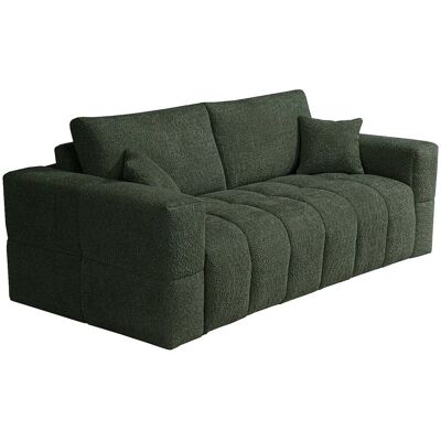 Vente-unique Schlafsofa Issoro Grün 235 cm Vente-unique Schlafsofa Issoro Grün 235 cm