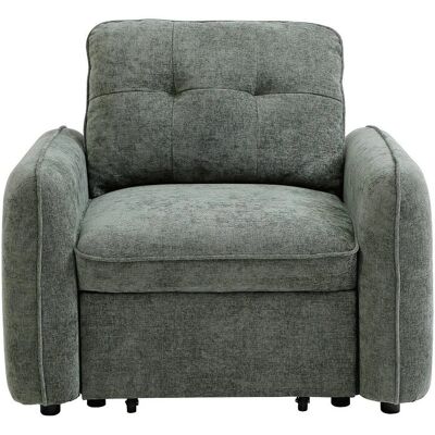Vente-unique Schlafsessel Pobava Grün 104 cm Vente-unique Schlafsessel Pobava Grün 104 cm