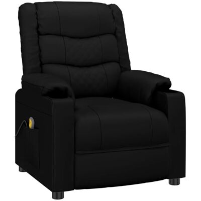 Vidaxl Massagesessel - Schwarz, 3-Positionen, 6-Punkt-Massage Vidaxl Massagesessel - Schwarz, 3-Positionen, 6-Punkt-Massage