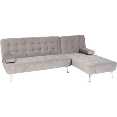 MCW Schlafsofa K22 Samt Grau MCW Schlafsofa K22 Samt Grau