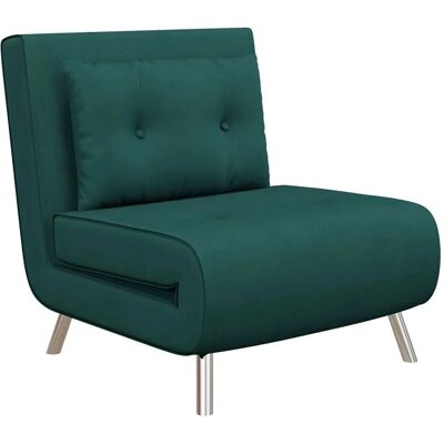 Homcom Dunkelgrün Samtstoff Schlafsessel Homcom Dunkelgrün Samtstoff Schlafsessel