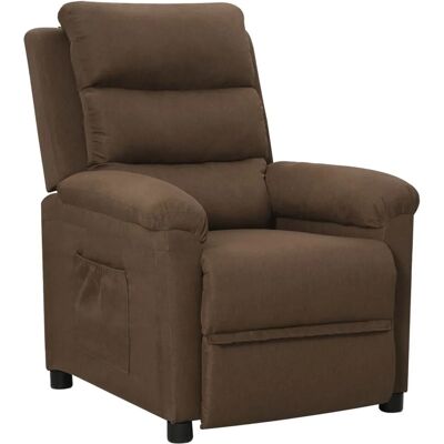 vidaXL Relaxsessel Braun Stoff 342343 vidaXL Relaxsessel Braun Stoff 342343