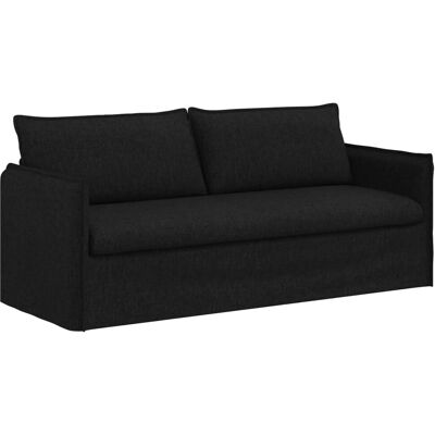 vidaXL Sofa Schwarz 196 x 82 x 85 cm Stoff 42024527 vidaXL Sofa Schwarz 196 x 82 x 85 cm Stoff 42024527