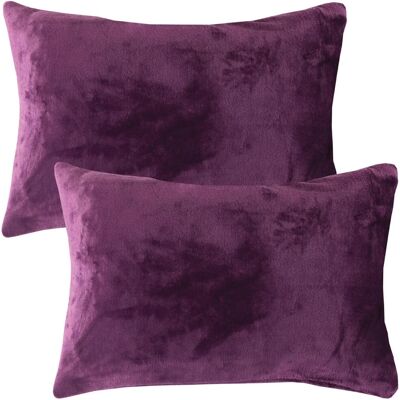 Bestlivings Dekokissen Kuschel Kissenbezug mit Reißverschluss 40 x 60 cm Violett 2er Pack Bestlivings Dekokissen Kuschel Kissenbezug mit Reißverschluss 40 x 60 cm Violett 2er Pack