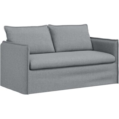 vidaXL Sofa Hellgrau 156 x 82 x 85 cm Stoff 42024518 vidaXL Sofa Hellgrau 156 x 82 x 85 cm Stoff 42024518