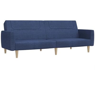 vidaXL Blaue 2-in-1 Schlafsofa - Wohnzimmermöbel vidaXL Blaue 2-in-1 Schlafsofa - Wohnzimmermöbel