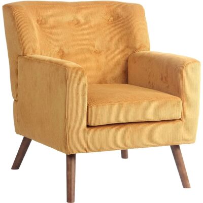 DELUKE Lounger Sessel MUSCAT Cord Orange 72x74x80cm Loungesessel Wohnzimmer Bequem Lounger Clubsessel Sofa Hotelsessel DELUKE Lounger Sessel MUSCAT Cord Orange 72x74x80cm Loungesessel Wohnzimmer Bequem Lounger Clubsessel Sofa Hotelsessel