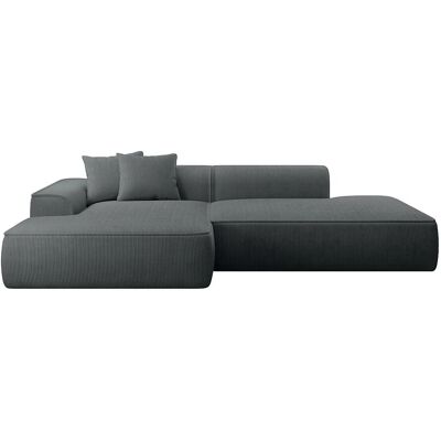 Vente-unique Sofa Ohne Schlafmöglichkeit Erynel Anthrazitgrau 305 cm Vente-unique Sofa Ohne Schlafmöglichkeit Erynel Anthrazitgrau 305 cm
