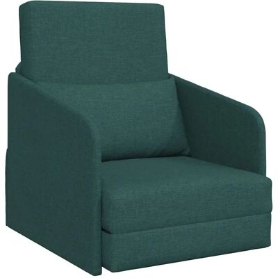 Vidaxl Dunkelgrünes 2-in-1 Schlafsofa - Sofa Bed Vidaxl Dunkelgrünes 2-in-1 Schlafsofa - Sofa Bed