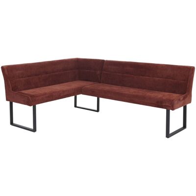 MCW Eckbank O81 Öko-Tex Chenille Stoff/Textil Metall 159x210cm Rot MCW Eckbank O81 Öko-Tex Chenille Stoff/Textil Metall 159x210cm Rot