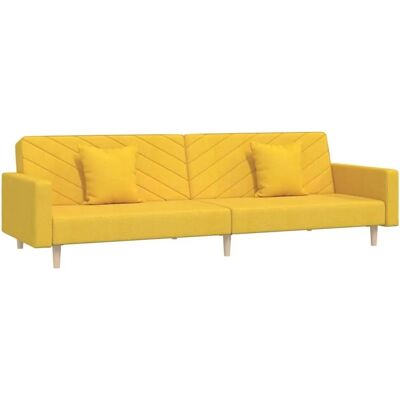 VIDAXL Schlafsofa - Gelb - 2-in-1, 220x84.5 cm VIDAXL Schlafsofa - Gelb - 2-in-1, 220x84.5 cm