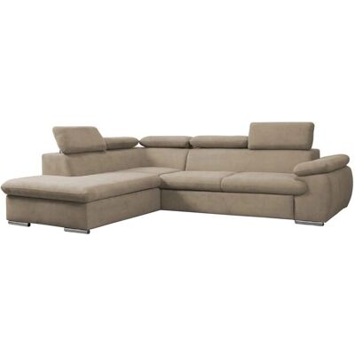 Vente-unique Ecksofa mit Stauraum - Beige Vente-unique Ecksofa mit Stauraum - Beige