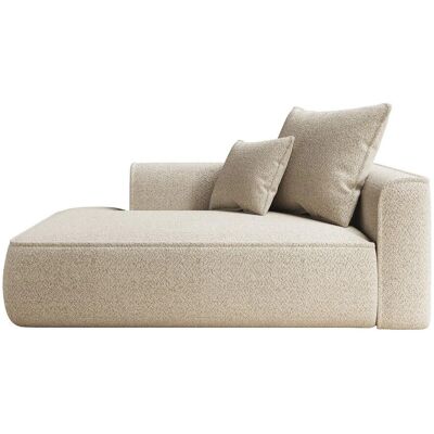 Vente-unique Recamiere Ohne Schlaffunktion Pineta Beige 180 cm Vente-unique Recamiere Ohne Schlaffunktion Pineta Beige 180 cm