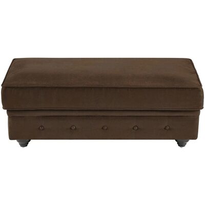 Vente-unique Sitzhocker Chesterfield Braun 120 cm Vente-unique Sitzhocker Chesterfield Braun 120 cm