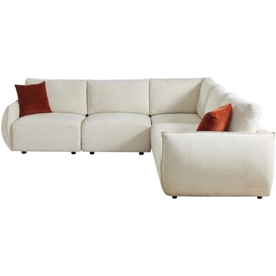 Vente-unique Sofa Ohne Schlafmöglichkeit Octavine Beige 276 cm Vente-unique Sofa Ohne Schlafmöglichkeit Octavine Beige 276 cm
