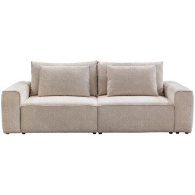 Vente-unique Schlafsofa Ricapo Beige 266 cm Vente-unique Schlafsofa Ricapo Beige 266 cm