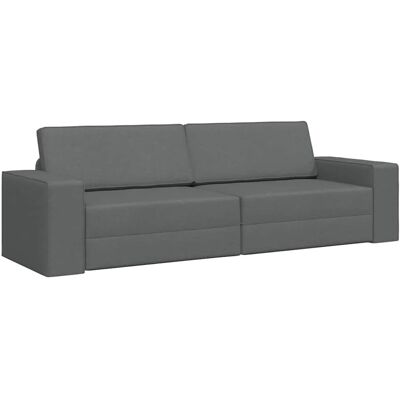 vidaXL Schlafsofa Dunkelgrau 245 x 78 x 77 cm Stoff 4106716 vidaXL Schlafsofa Dunkelgrau 245 x 78 x 77 cm Stoff 4106716
