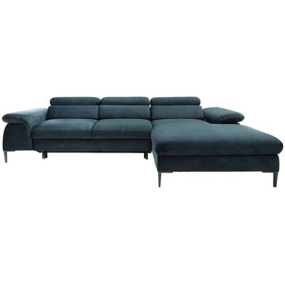 Pascal Morabito Velours Schlafsofa - 4-Sitzer - Blau Nacht Pascal Morabito Velours Schlafsofa - 4-Sitzer - Blau Nacht