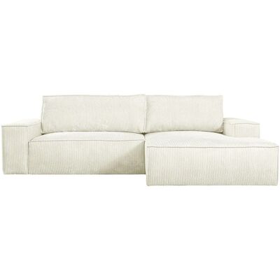 Vente-unique Amelia Samt Ecke Sofa Bett - Recht Winkel - 5 Sitze Vente-unique Amelia Samt Ecke Sofa Bett - Recht Winkel - 5 Sitze