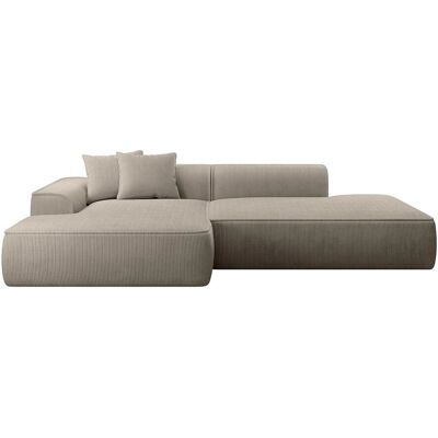 Vente-unique Sofa Ohne Schlafmöglichkeit Erynel Taupe 305 cm Vente-unique Sofa Ohne Schlafmöglichkeit Erynel Taupe 305 cm