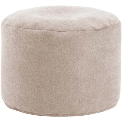 mokebo Pouf Hocker o Bodenkissen Der Ruhepouf Sitzhocker rund und Fußhocker fürs Wohnzimmer Leichter Sitzpouf aus Stoff in Beige mokebo Pouf Hocker o Bodenkissen Der Ruhepouf Sitzhocker rund und Fußhocker fürs Wohnzimmer Leichter Sitzpouf aus Stoff in Beige