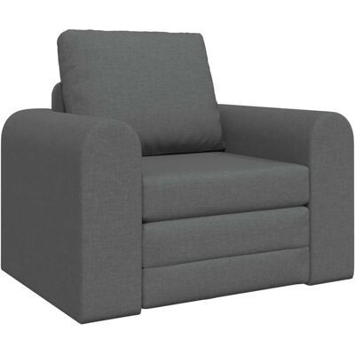 vidaXL Klappsofa Bett Dunkelgrau 98 x 71 x 83 cm Stoff 42030501 vidaXL Klappsofa Bett Dunkelgrau 98 x 71 x 83 cm Stoff 42030501