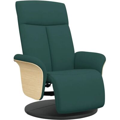 vidaXL Dunkelgrüner Relaxsessel mit Fußstütze - Relaxsessel vidaXL Dunkelgrüner Relaxsessel mit Fußstütze - Relaxsessel