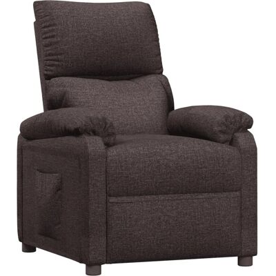 vidaXL Relaxsessel Dunkelbraun Stoff 342455 vidaXL Relaxsessel Dunkelbraun Stoff 342455
