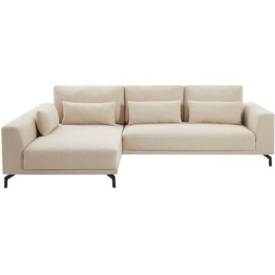 Vente-unique Sofa Ohne Schlafmöglichkeit Tilania Beige 280 cm Vente-unique Sofa Ohne Schlafmöglichkeit Tilania Beige 280 cm