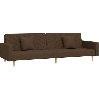 vidaXL 2-in-1 Schlafsofa - Braun 220x84.5x69cm vidaXL 2-in-1 Schlafsofa - Braun 220x84.5x69cm