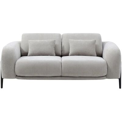 Vente-unique Sofa Ohne Schlafmöglichkeit Aravio Hellgrau 170 cm Vente-unique Sofa Ohne Schlafmöglichkeit Aravio Hellgrau 170 cm
