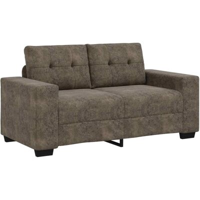 vidaXL Zweisitzer-Sofa Dunkelgrau 120 cm Kunstleder 4105121 vidaXL Zweisitzer-Sofa Dunkelgrau 120 cm Kunstleder 4105121