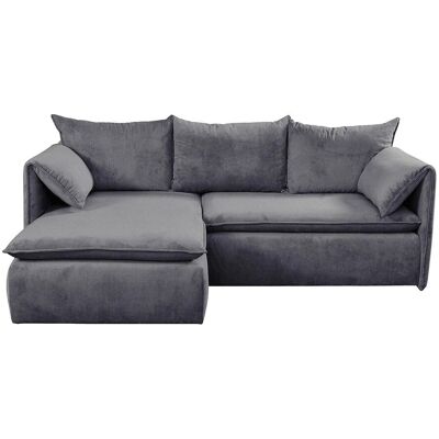Vente-unique Schlafsofa Teodora Blau 230 cm Vente-unique Schlafsofa Teodora Blau 230 cm