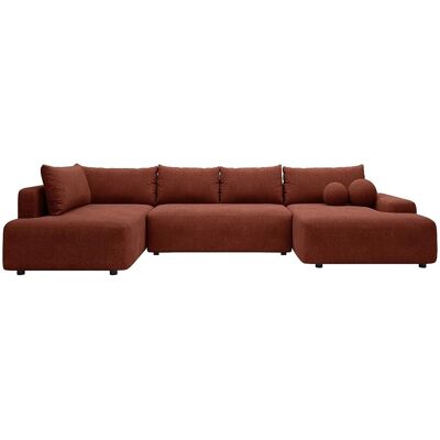 Vente-unique Schlafsofa Daviso Terracotta 360 cm Vente-unique Schlafsofa Daviso Terracotta 360 cm