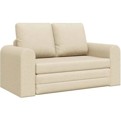 vidaXL Schlafsofa 60cm Creme Stoff 4106679 vidaXL Schlafsofa 60cm Creme Stoff 4106679