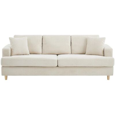 Vente-unique Sofa Ohne Schlafmöglichkeit Yocaba Beige 216 cm Vente-unique Sofa Ohne Schlafmöglichkeit Yocaba Beige 216 cm