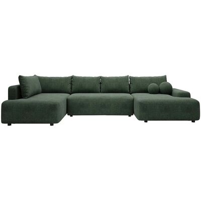 Vente-unique Schlafsofa Daviso Tannengrün 360 cm Vente-unique Schlafsofa Daviso Tannengrün 360 cm