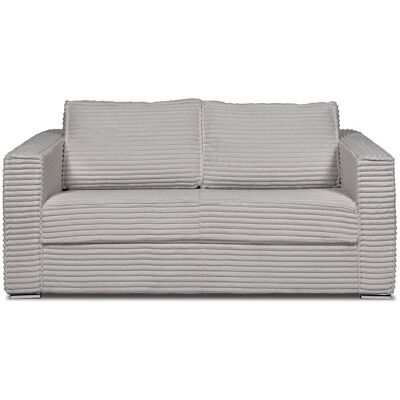 Vente-unique Schlafsofa Loreto Hellgrau 195 cm Vente-unique Schlafsofa Loreto Hellgrau 195 cm