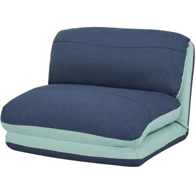 MCW Schlafsessel E68 Hellblau/dunkelblau MCW Schlafsessel E68 Hellblau/dunkelblau