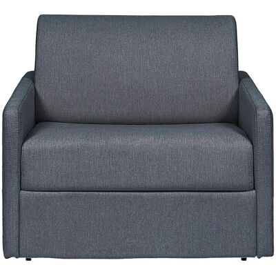 Vente-unique Schlafsessel Calife Grau 104 cm Vente-unique Schlafsessel Calife Grau 104 cm