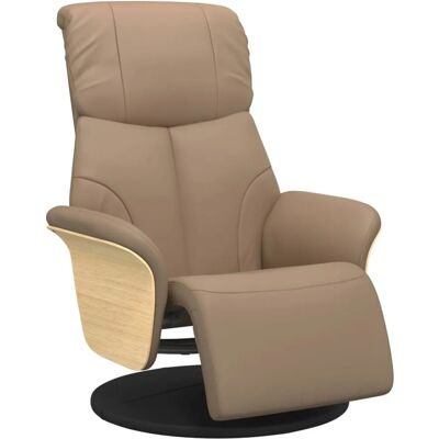 vidaXL Relaxsessel mit Fußteil Cappuccino-Braun Kunstleder 356628 vidaXL Relaxsessel mit Fußteil Cappuccino-Braun Kunstleder 356628