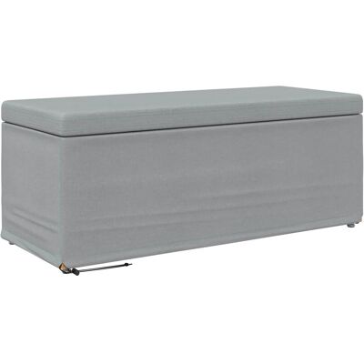 vidaXL Hocker Hellgrau 101 x 41 x 40 cm Stoff und Pressholz 876788 vidaXL Hocker Hellgrau 101 x 41 x 40 cm Stoff und Pressholz 876788