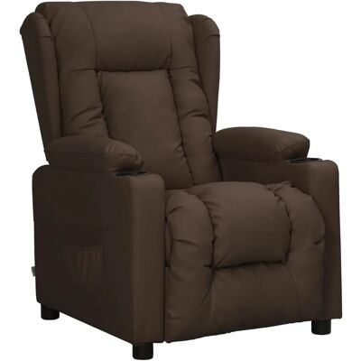 VidaXL Relaxsessel - Kunstleder Braun - Relaxsessel VidaXL Relaxsessel - Kunstleder Braun - Relaxsessel