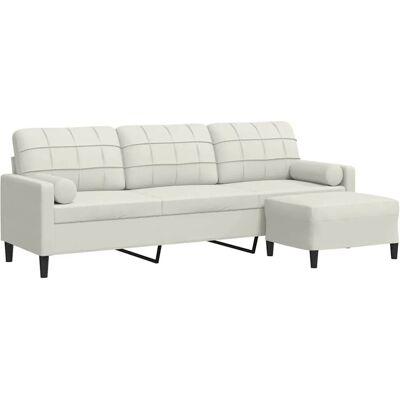 Vidaxl Modell 210cm Samtsofa mit Ottoman - Sofa Vidaxl Modell 210cm Samtsofa mit Ottoman - Sofa